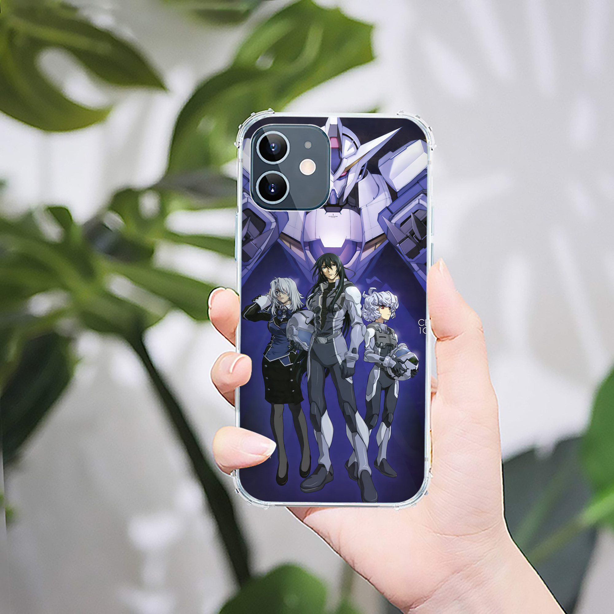 （画像用） 機動戦士ガンダム Mobile Suit Gundam 【iPhone 12シリーズ対応】透明スマホケース（クリアソフトケース）